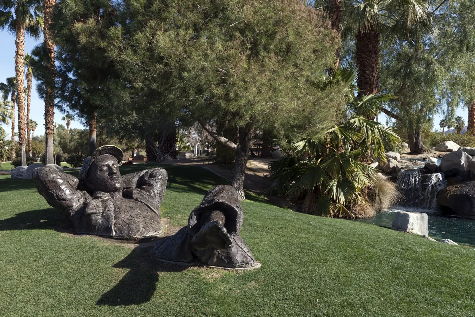 The Dreamer sculpture by David Phelps in Civic Center Park