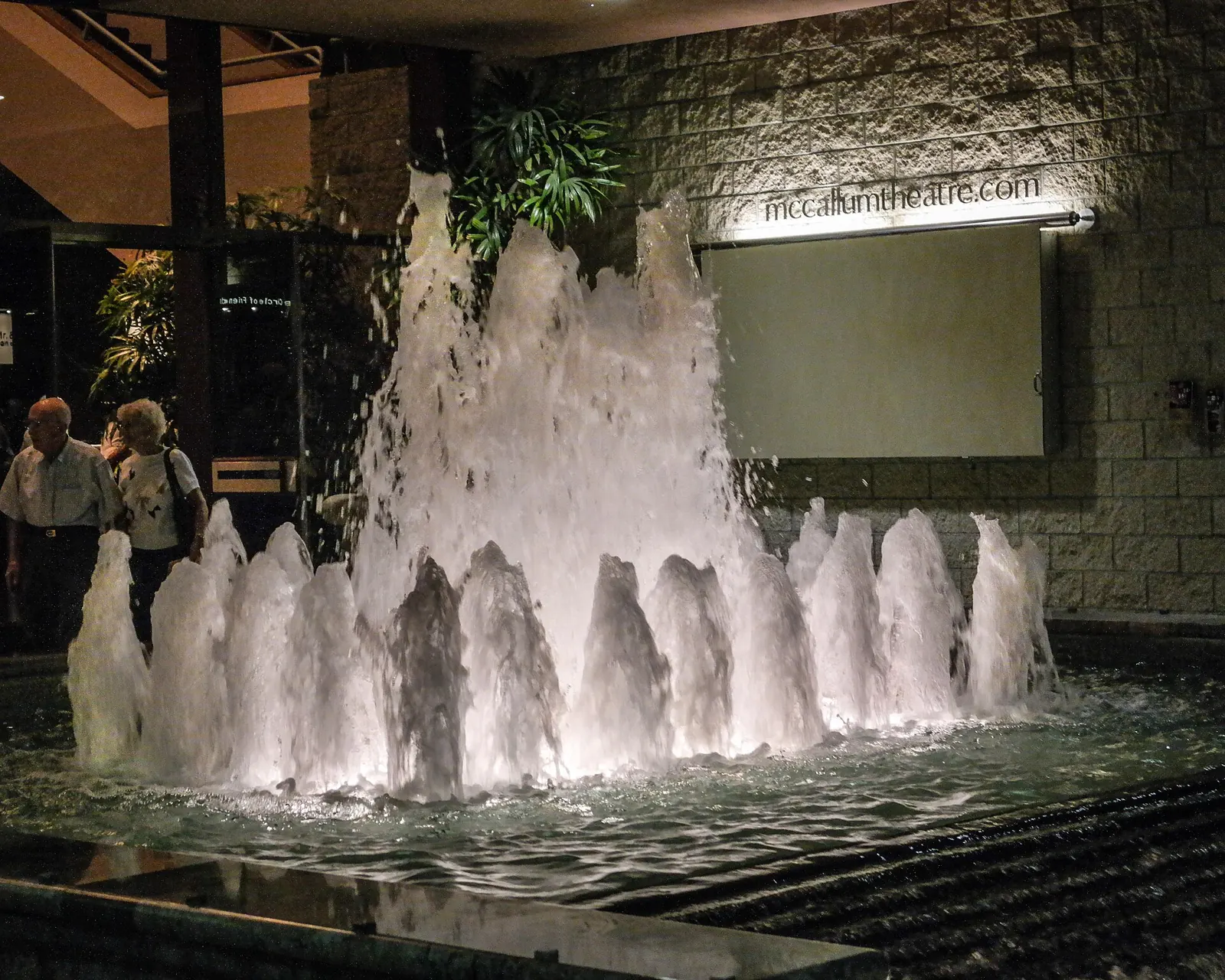 Fountain outside the McCallum Theatre in Palm Desert